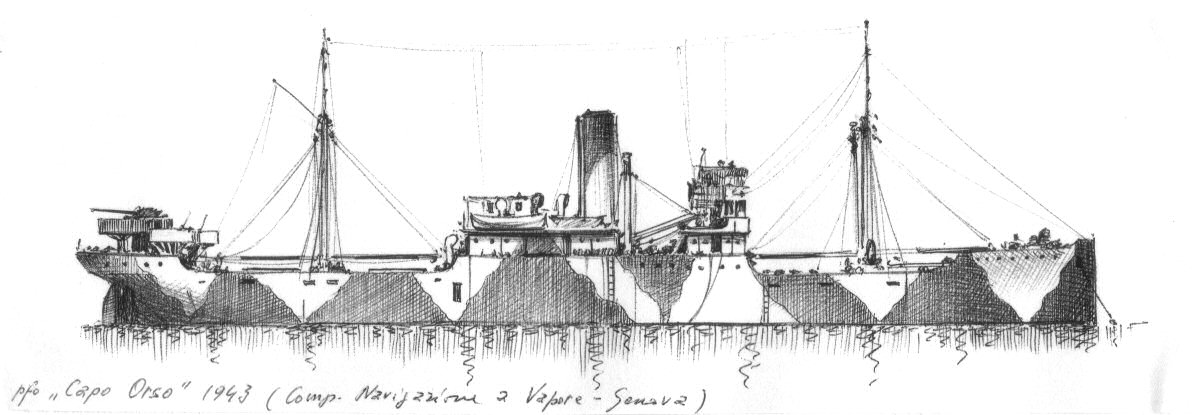1943 - Piroscafo 'Capo Orso'